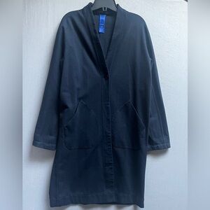 Kit and Ace cashmere tencel blend dark blue cardigan Jacket Sz M